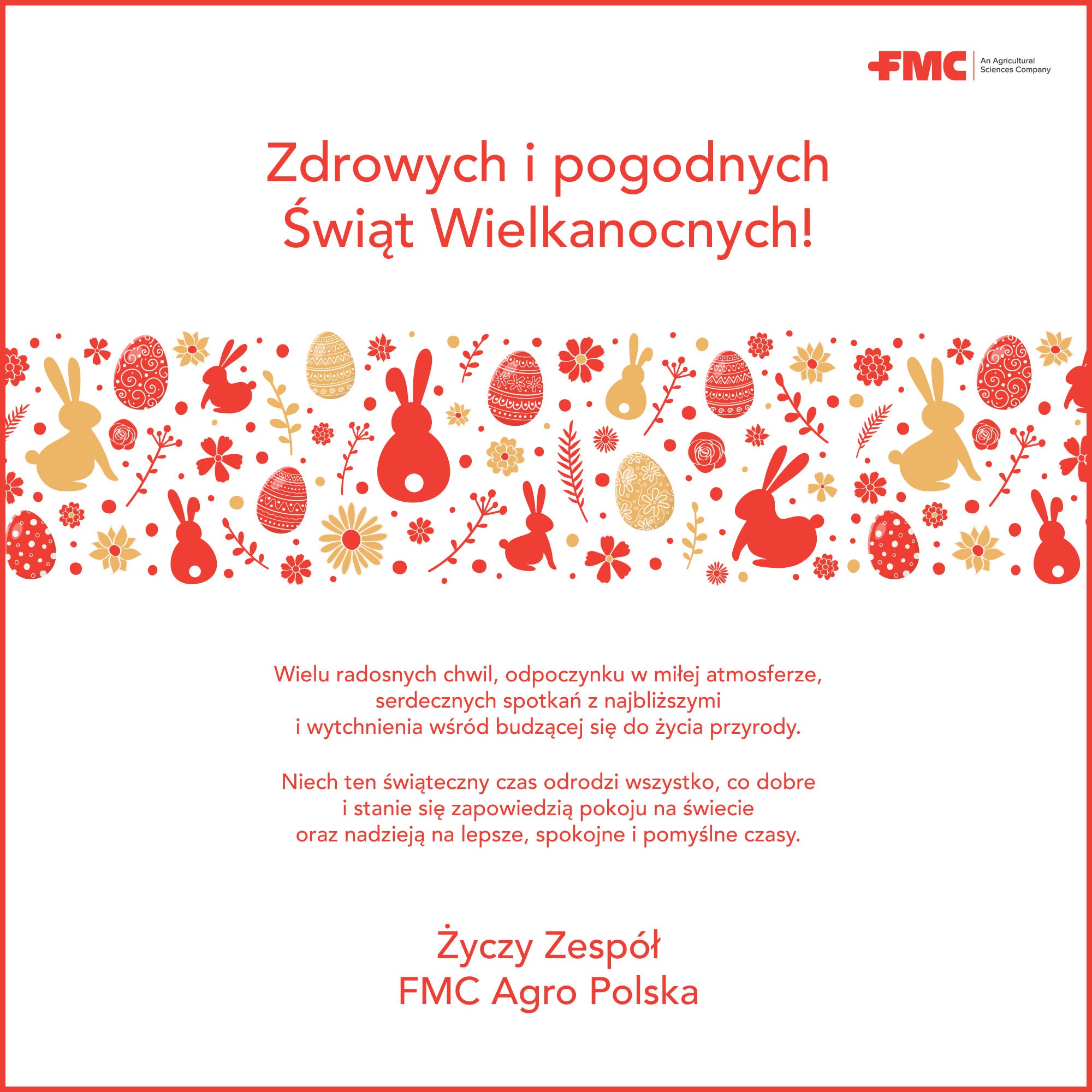 Kartka świąteczna wialkanoc